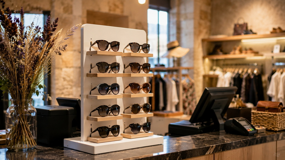 Principaux fabricants et fournisseurs de pr&eacute;sentoirs de lunettes de soleil en France